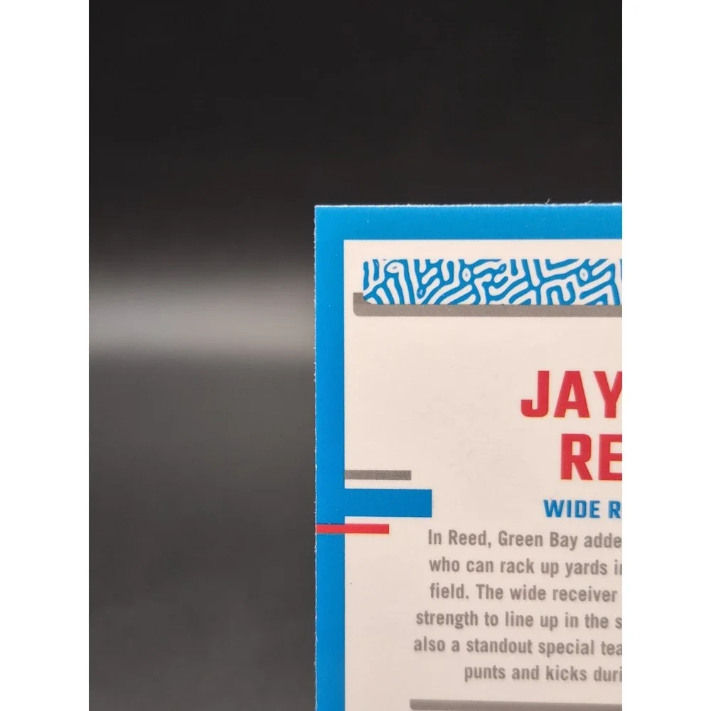 2023 Donruss Optic Jayden Reed #334 Rated Rookie Blue Scope Prizm SP Green Bay